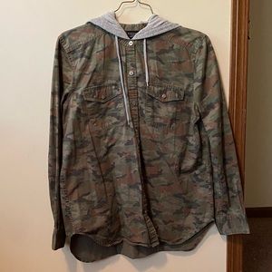 Empyre Camo Button Up